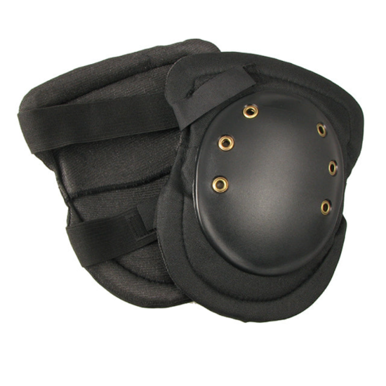 SWP Black Heavy Duty Knee Pads with Velcro Strap, Pair
