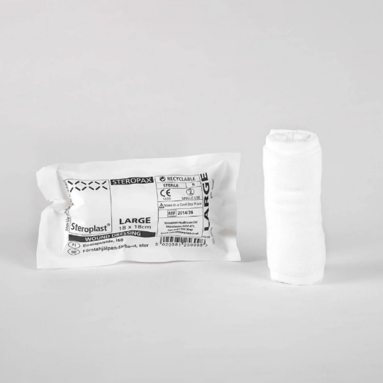 Steropax Wound Dressings, Large / No.2 - 18cm x 18cm, 12/Pack