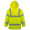 Portwest Hi-Vis Unlined Rain Jacket, Yellow
