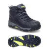 Apache Mercury Black Laced Waterproof Boot Non Metallic, S3 WR HRO SRC