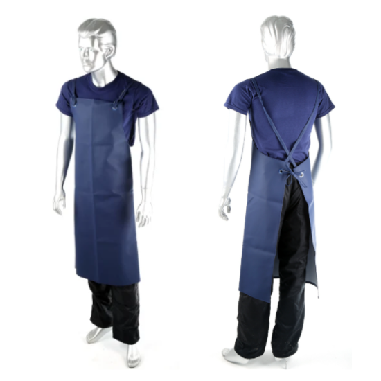 Skytec Navy Reusable EPVC Apron, 1.07m
