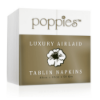 Picture of Poppies Luxury Airlaid Tablin, 8 Fold, 40cm, White, 500/Case