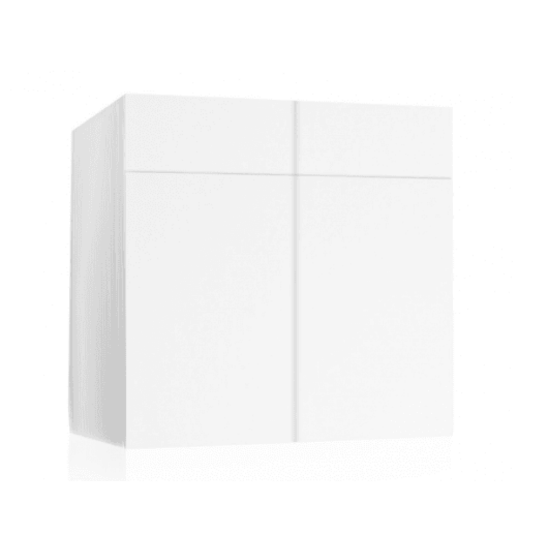 Poppies Pop In Tablin Napkin, 8 Fold, 40cm, White, 500/Case