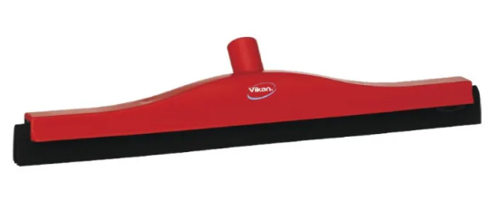 Vikan Floor squeegee w/Replacement Cassette, 500mm,Red