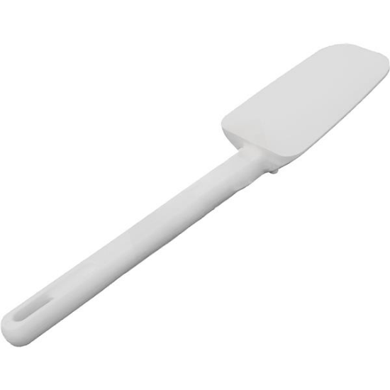 Picture of Genware White Spoon Shaped Spatula 9.4" / 24cm