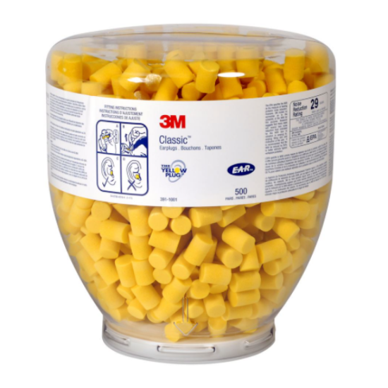 3M™ E-A-R™ Classic™ Earplugs, Refill Bottle, PD-01-001