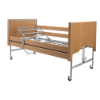 Casa Elite Care Home Bed, Low Height without Side Rails, Beech