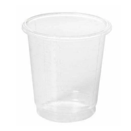 Universal Graduated Medicine Cup, 30ML, 80/Pack