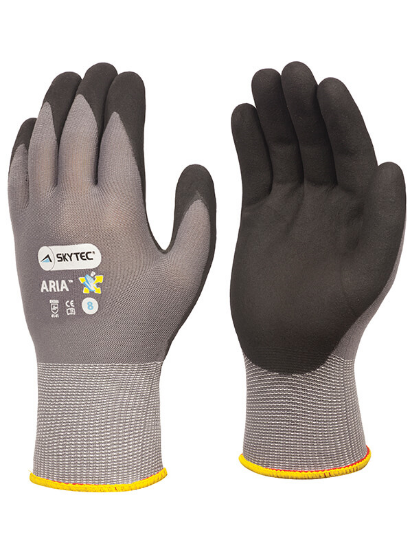 Picture of SKYTEC ARIA GLOVE, GREY/ BLACK, PAIR, 
SIZE: 2XLARGE/ 11
