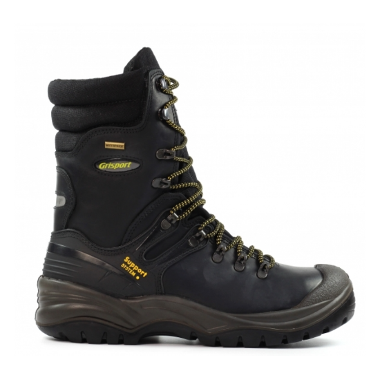 Grisport Dynamite Waterproof Safety Boot, High Leg, Black