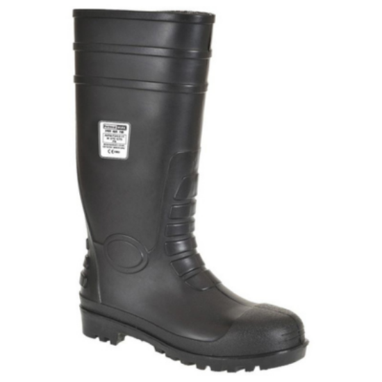 Portwest Steel PVC S5 Wellington, Black