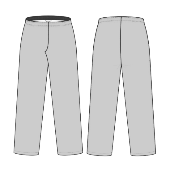 Alsico Stretch Scrub Trouser c/w No Pockets, Slate Grey,