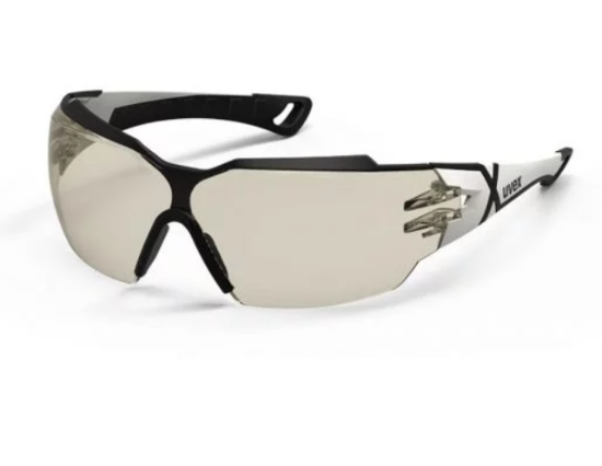 Picture of Uvex Pheos CX2 Spectacles Supravision, Black/White, Pair